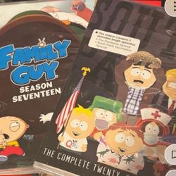 New South Park & Family Guy Box Sets
