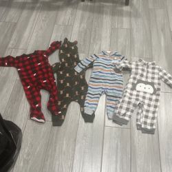 Baby Boy Pajamas Size 12 Months