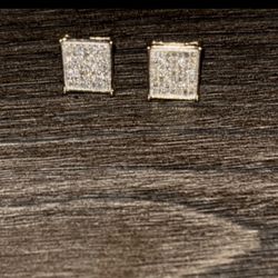 10k Diamond Earrings