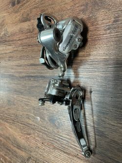 Campagnolo Front And Rear Derailleur - Campagnolo Record Titanium 9 Speed