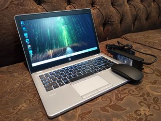 Laptop HP-14 Elitebpok folio 9480m-core i5-8gb ram-500gb HD-go-od for stu-dents.