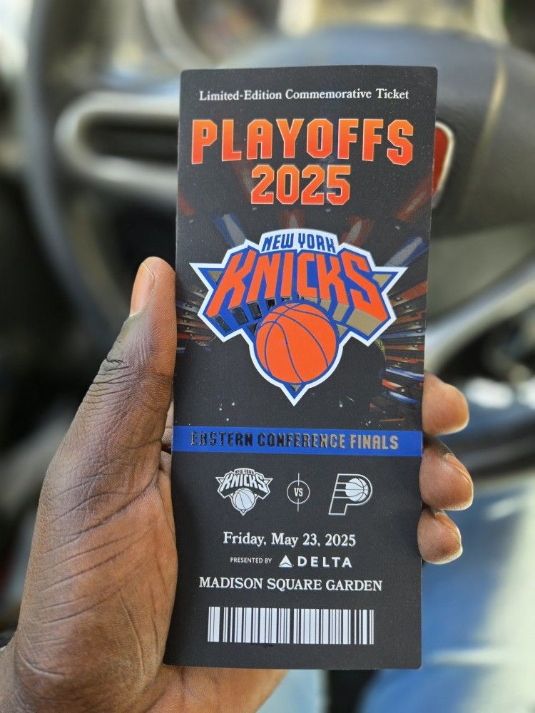 Knicks limited-edition commemorative ticket