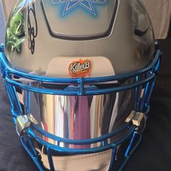 Ceedee lamb signed kbc airbrushed art 1 of 1 speedflex helmet