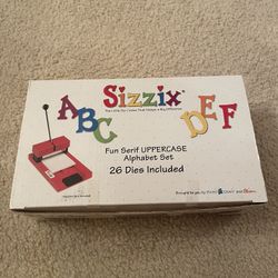 Sizzix Fun Serif UPPERCASE Alphabet Set