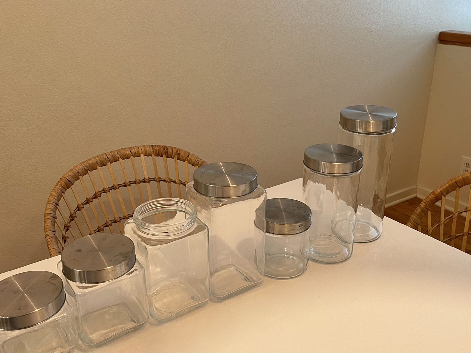 7 Glass Jars