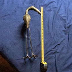19 inch brass bird statue