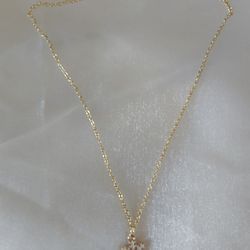 Christmas Snowflake Necklace 
