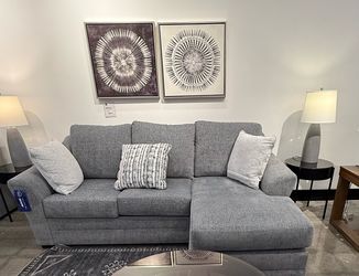 Ashely furniture sofa with reversible chaise