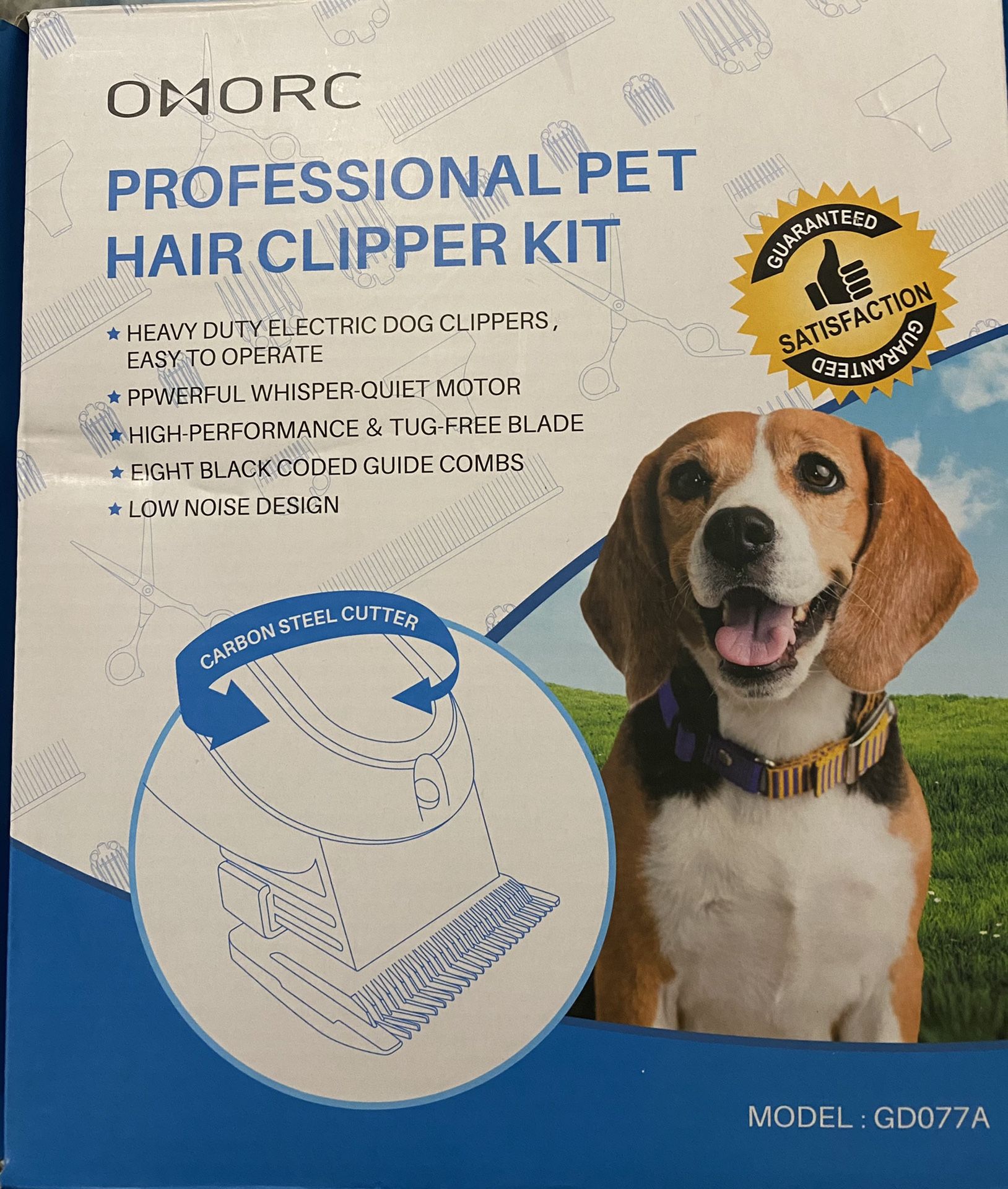 Omorc GD077A Professional Pet Hair Clipper Kit