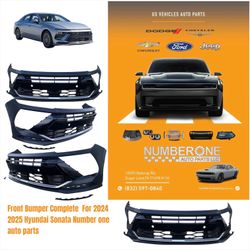Front Bumper Complete For 2024 2025 Hyundai Sonata 10055 Belknap Rd, Sugar Land, TX 77498  The above prices are subject to applicable taxes 832**597**