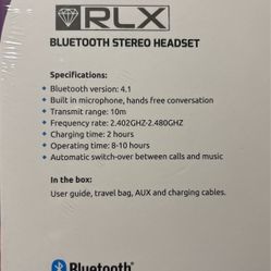 RLX Bluetooth Stereo Headset