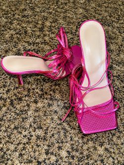 Lace heels