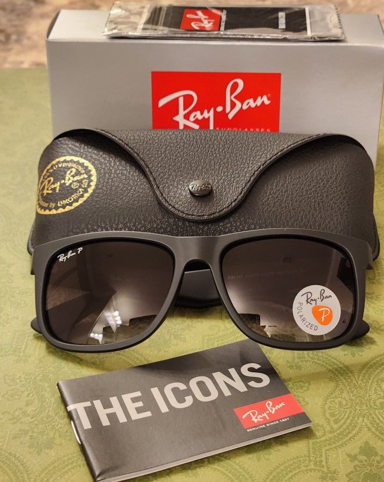🎁🌲 Ray Ban Justin Polarized Sunglasses 🎁🌲