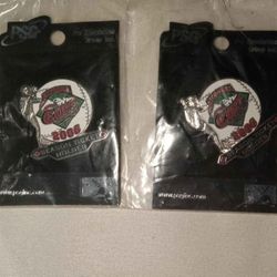 From 2006 2 Altoona curve season ticket holder pins