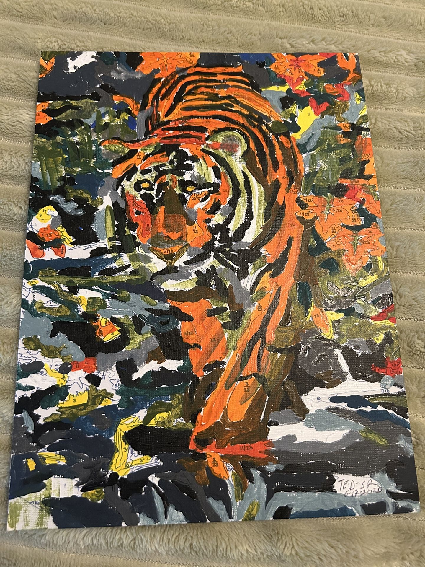 A Tigger Traveling His Jungle