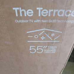 SAMSUNG 55"INCH QLED 4K THE TERRACE OUTDOOR TV 