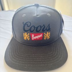 🧢Coors Banquet Snapback Hat – Black – New w/ Tags 🧢