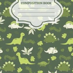 Cute Dinosaur Composition Notebooks 