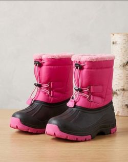 Pink Snow Boots Size 5.5