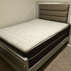 Queen Size Bed Frame With Mattress
