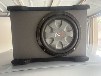 PowerBass Subwoofer in Enclosure Box