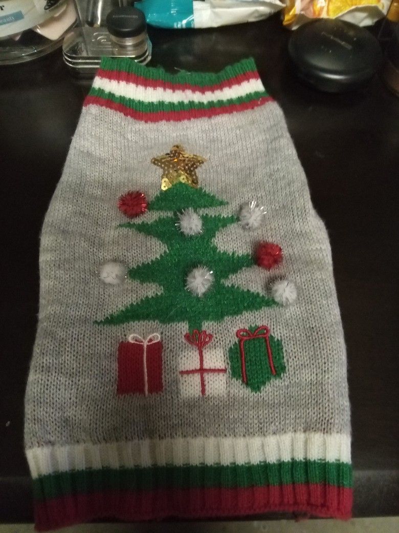 Small Animal Christmas Sweater