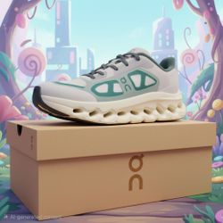 On Running Sneakers White Teal