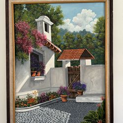 Antigua Guatemala Original Oil Painting 