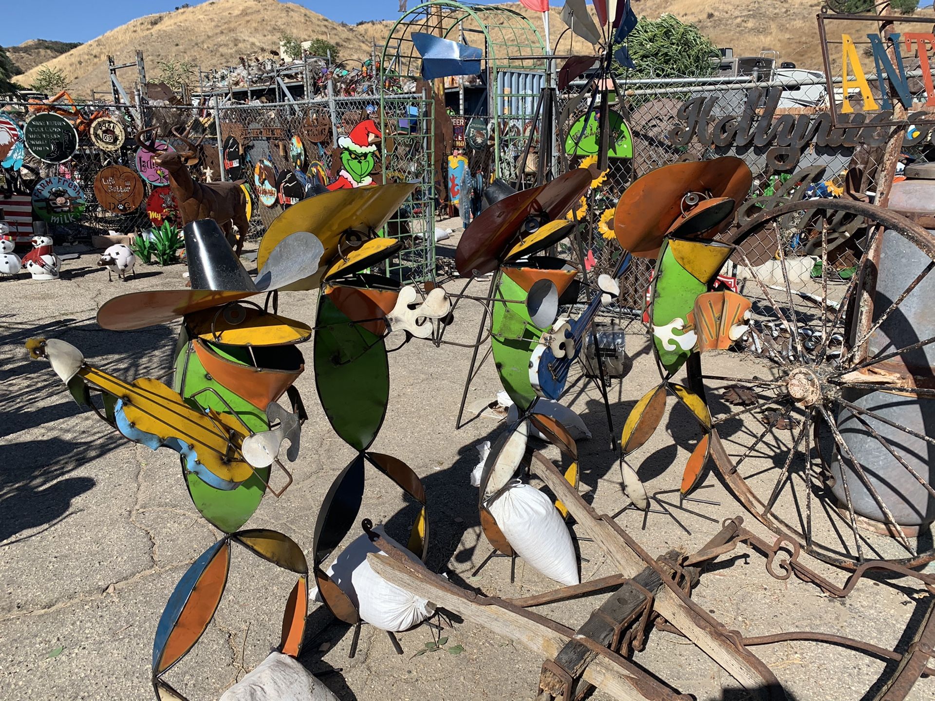 Mariachi Band Yard Art Decoration 💯 % Handcrafted retail $800 our price $425 firm