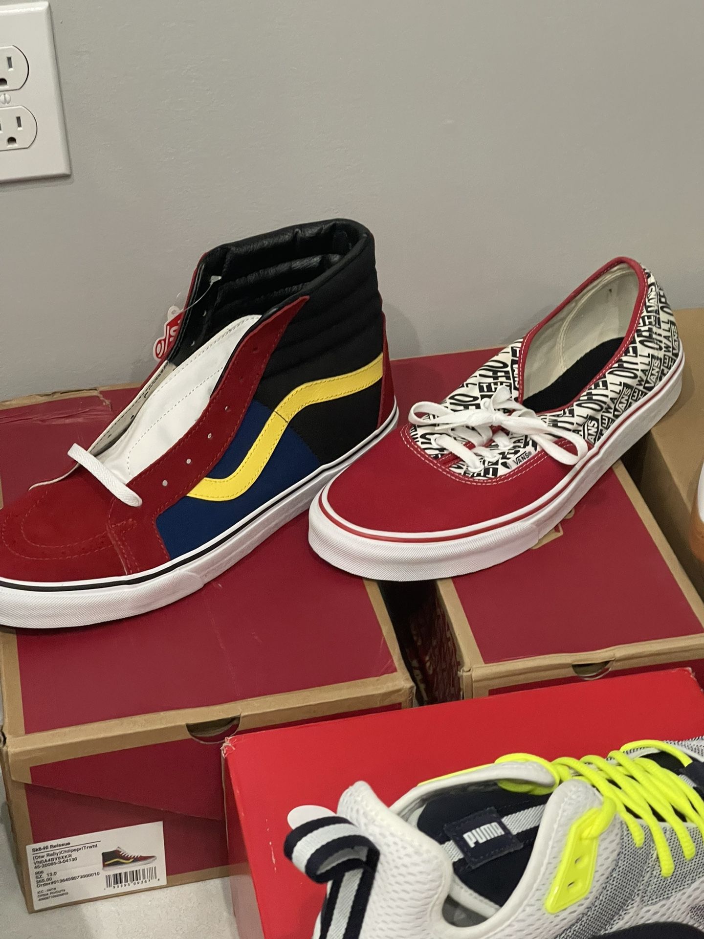 New Men’s Sneakers Size 13. Priced Individually. Please Read The Description Below.