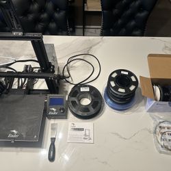 Creality Ender-3 3D Printer With 9 Spools of Filament 