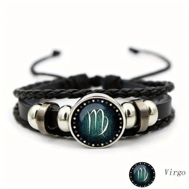 Vibrant Virgo Zodiac Sign Bracelet