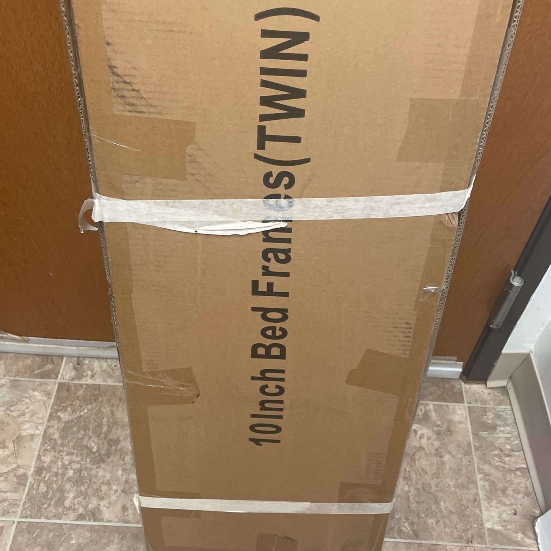 TWIN SIZE 10 INCH BED FRAME IN BOX