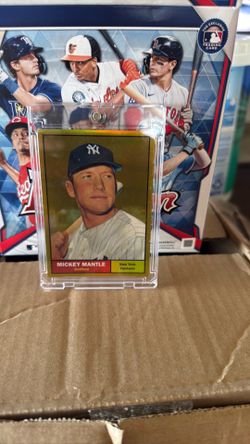 2011 Topps archive Mickey Mantle gold parallel