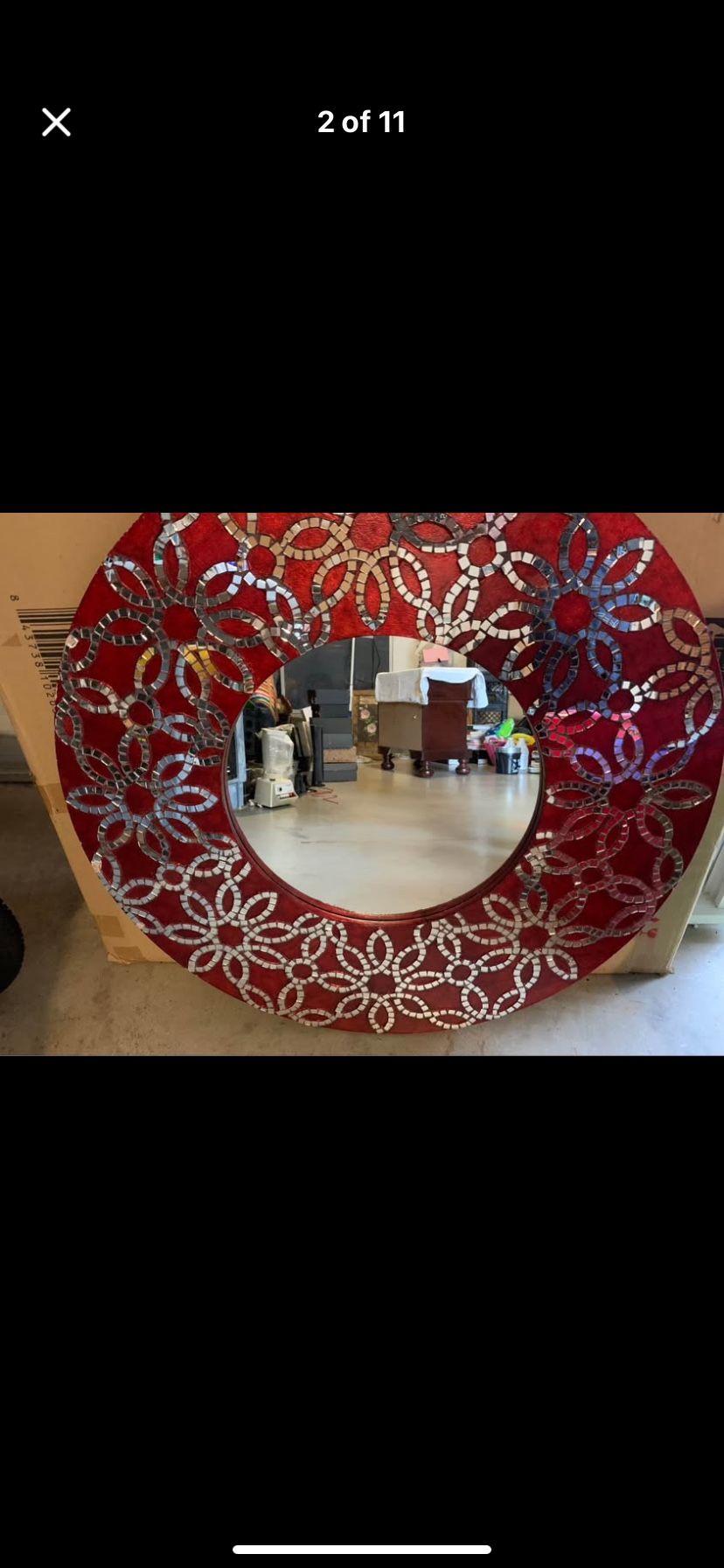 Pre- owned Pier 21 Oval shape mirror Asking price 125.00 or your best offer