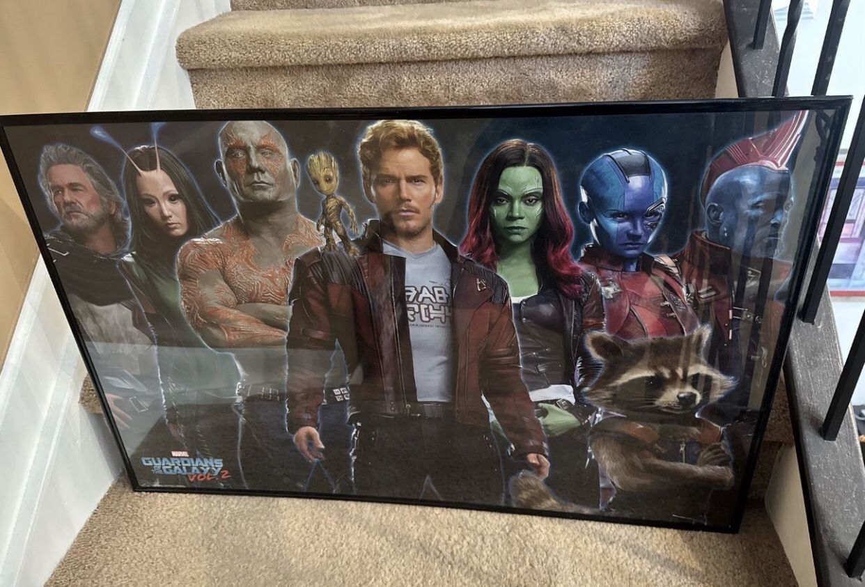 Marvel Guardians of the Galaxy Volume 2 Framed Poster 