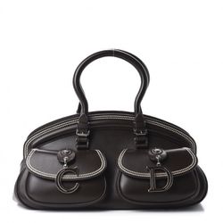 Dior Detective Leather Bag Black 