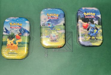 🔥 Pokémon Ascended Heroes Sealed Mini Tin 3-Pack Lot - $90 Cash 🔥