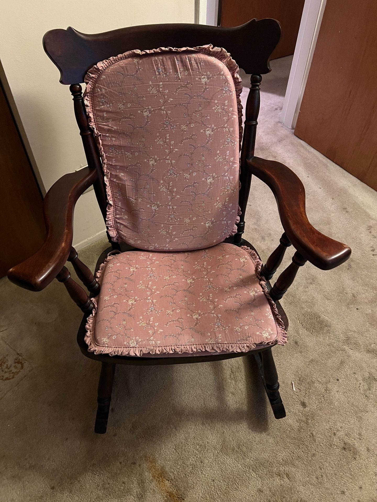 Vintage Wooden Rocking Chair