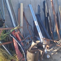 Bunch Of Scrap Metal Misc From Fabrication Shop.  All Or Part. See Pics. Apache Junction Arizona 