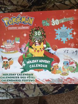 Pokemon Christmas calendar with toys