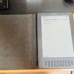 Kindle DX 2nd Gen and Leather Case