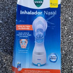 Vicks Personal Sinus Steam Inhaler, Fast Cough, Congestion, Sinus Relief. Targeted Steam Relief with Soft Face Mask. Even More Relief when used with V