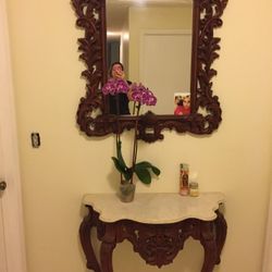 Hallway Table And Mirror