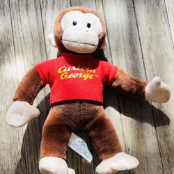 Curious George Character Plushie Like New 