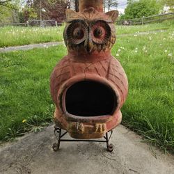 Owl Chiminea