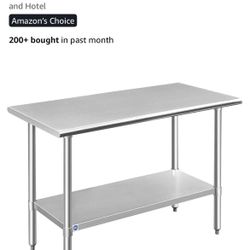 Stainless Steel Table For Prep & Work