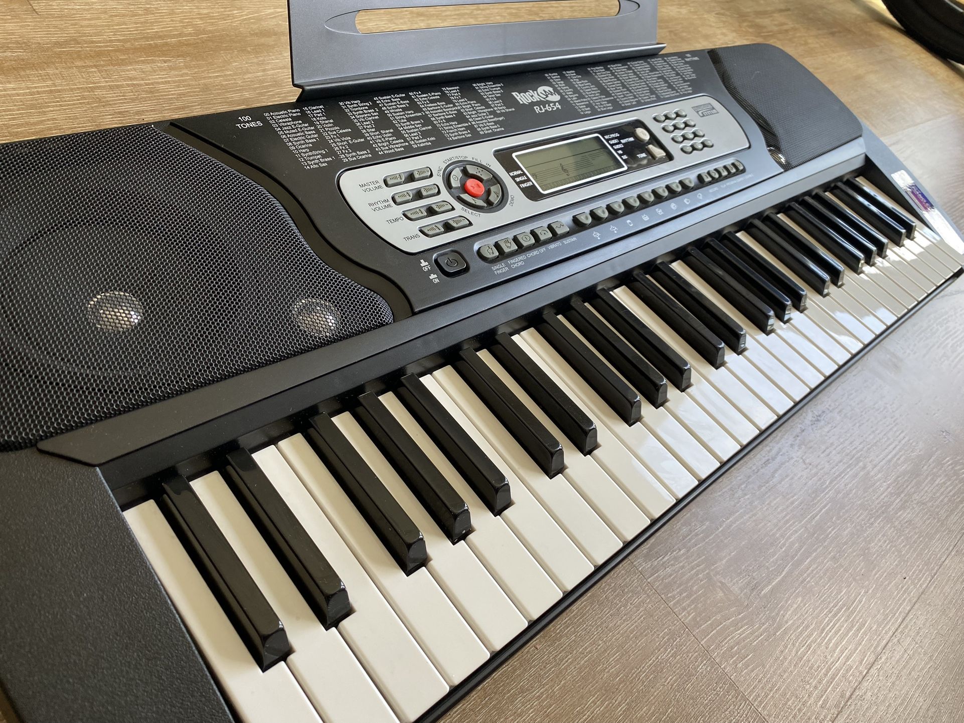Rock Jam RJ-654 Piano Keyboard-Like New!