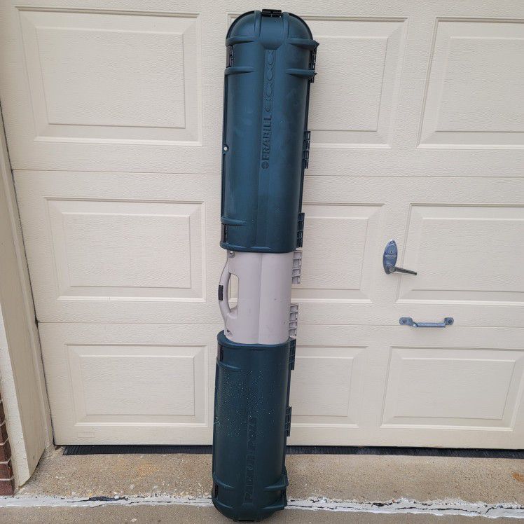 Frabill Pack-A-Pole Portable Fishing Rod and Reel Plastic Hard Case Rod  Holder Carrying Case - Locks for Sale in Flower Mound, TX - OfferUp
