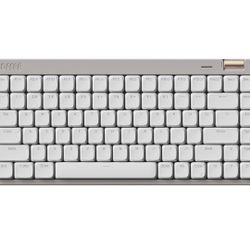 Flow Lite 84 Keys Low Profile Mechanical Keyboard, 75% Swappable Rechargeable Wireless Keyboard with 2.4G Receiver, Bluetooth and Wired Connection for